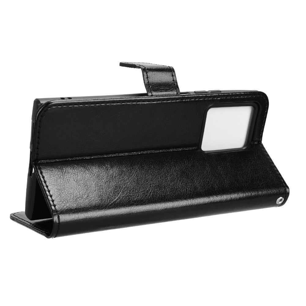EIDERWOOD HMD Skyline Flip Cover i kunstlæder m. Kortholder & Ståfunktion - Sort