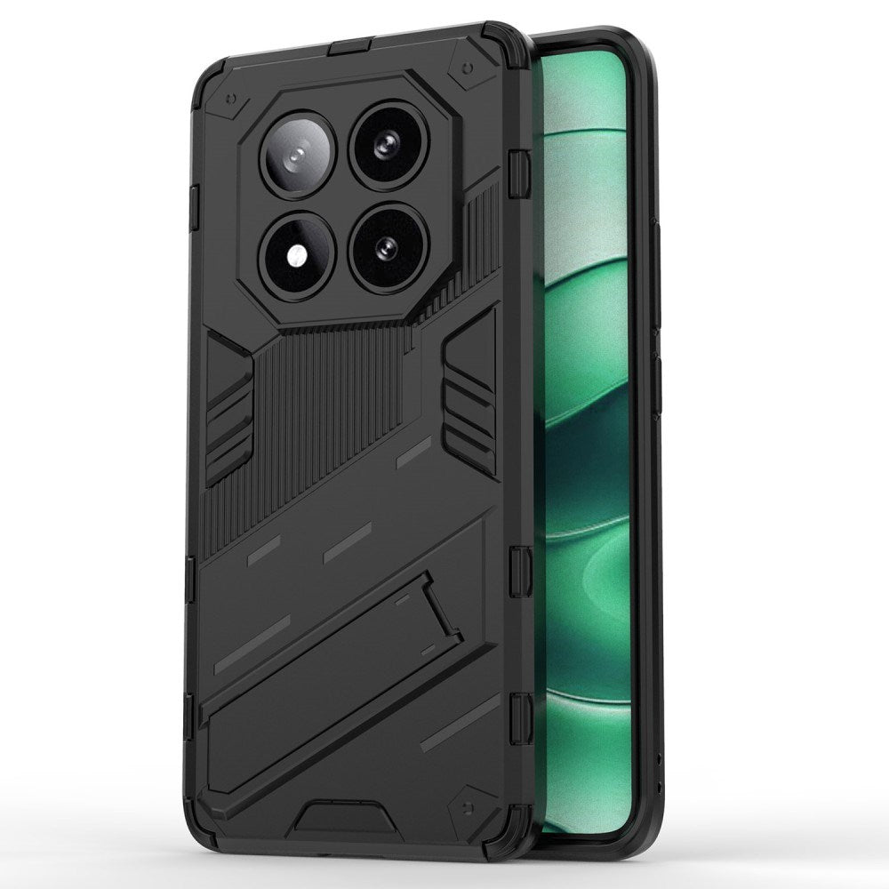 Xiaomi Redmi Note 14 Pro (5G) / Poco X7 - EIDERWOOD Håndværker Cover m. Kickstand - Sort