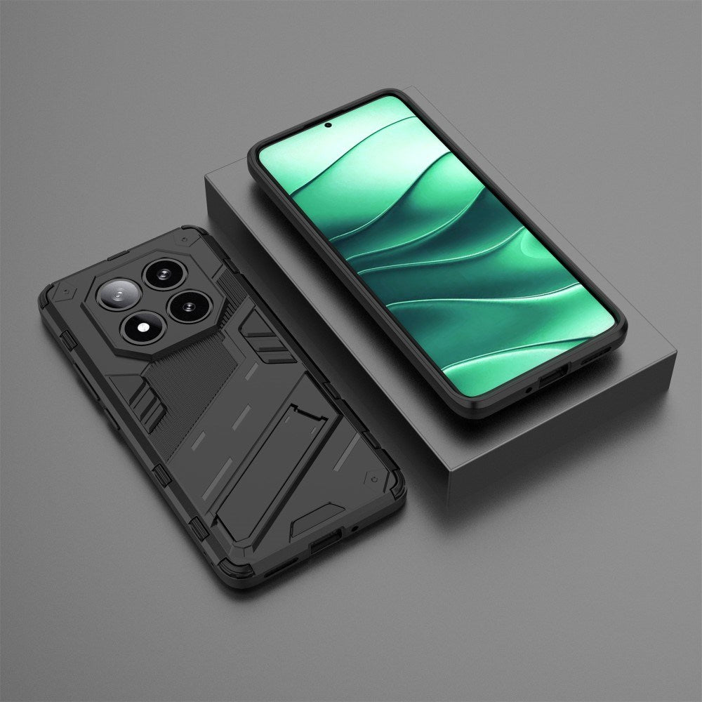 Xiaomi Redmi Note 14 Pro (5G) / Poco X7 - EIDERWOOD Håndværker Cover m. Kickstand - Sort