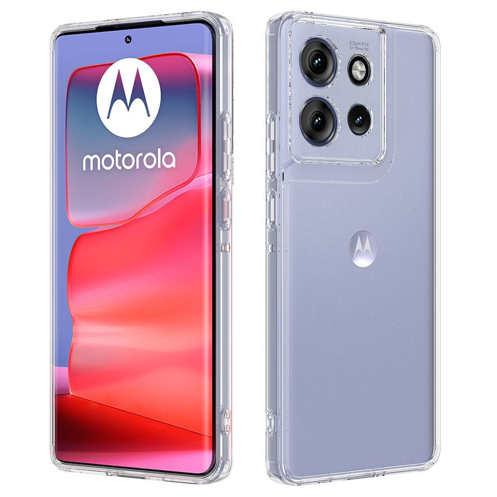 Motorola Edge 60 Neo / 50 Neo / ThinkPhone 25 EIDERWOOD Hybrid Mobil Cover - Gennemsigtig