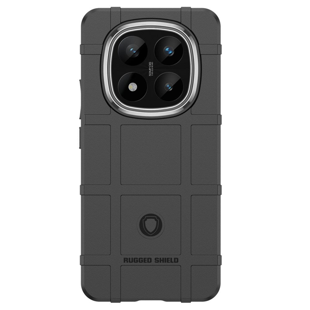 EIDERWOOD Xiaomi Redmi Note 14 Pro+ Rugged Shield Series Håndværker Bagside Cover - Sort