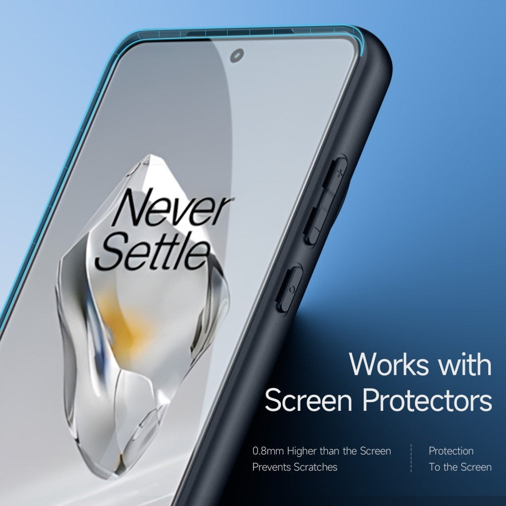 OnePlus 13 DUX DUCIS Aimo Series Plastik Bagside Cover - Gennemsigtig / Sort