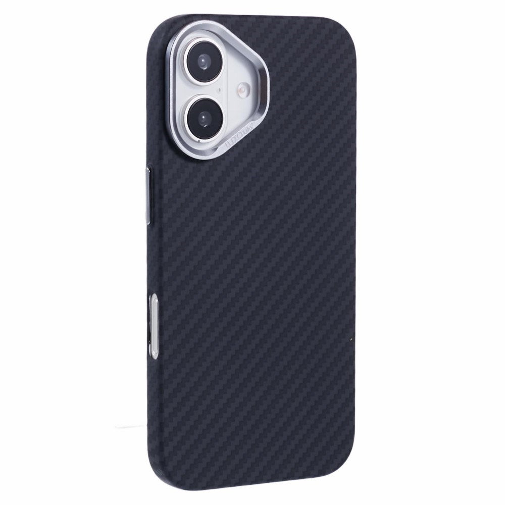 iPhone 16 - EIDERWOOD Mønstret Carbon Cover - MagSafe Kompatibel - Black