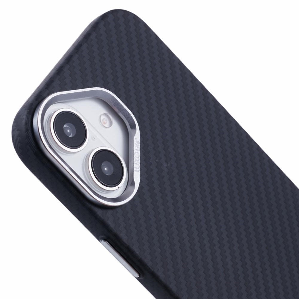 iPhone 16 - EIDERWOOD Mønstret Carbon Cover - MagSafe Kompatibel - Black