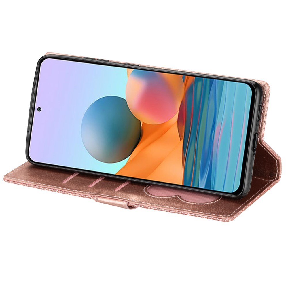 Samsung Galaxy S25 - EIDERWOOD - Glimmer Flip Cover m. Lynlåslomme & Ståfunktion - Lyserød