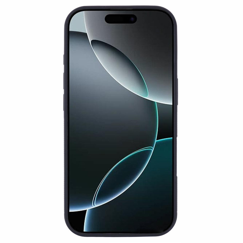 EIDERWOOD iPhone 16 Pro Carbon Cover m. Skridsikker Kant - MagSafe Kompatibelt - Sort