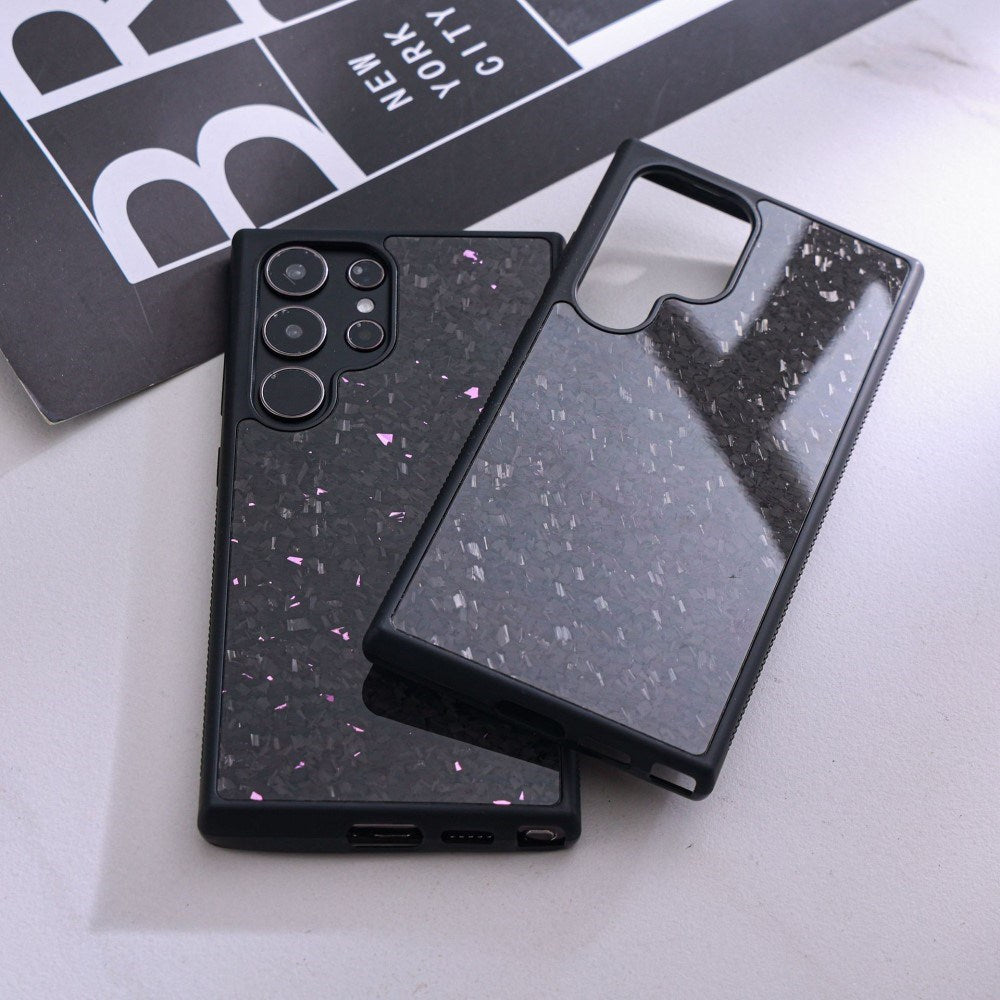 EIDERWOOD Samsung Galaxy S23 Ultra Aramid Cover m. Skridsikker Kant - MagSafe Kompatibelt - Blå