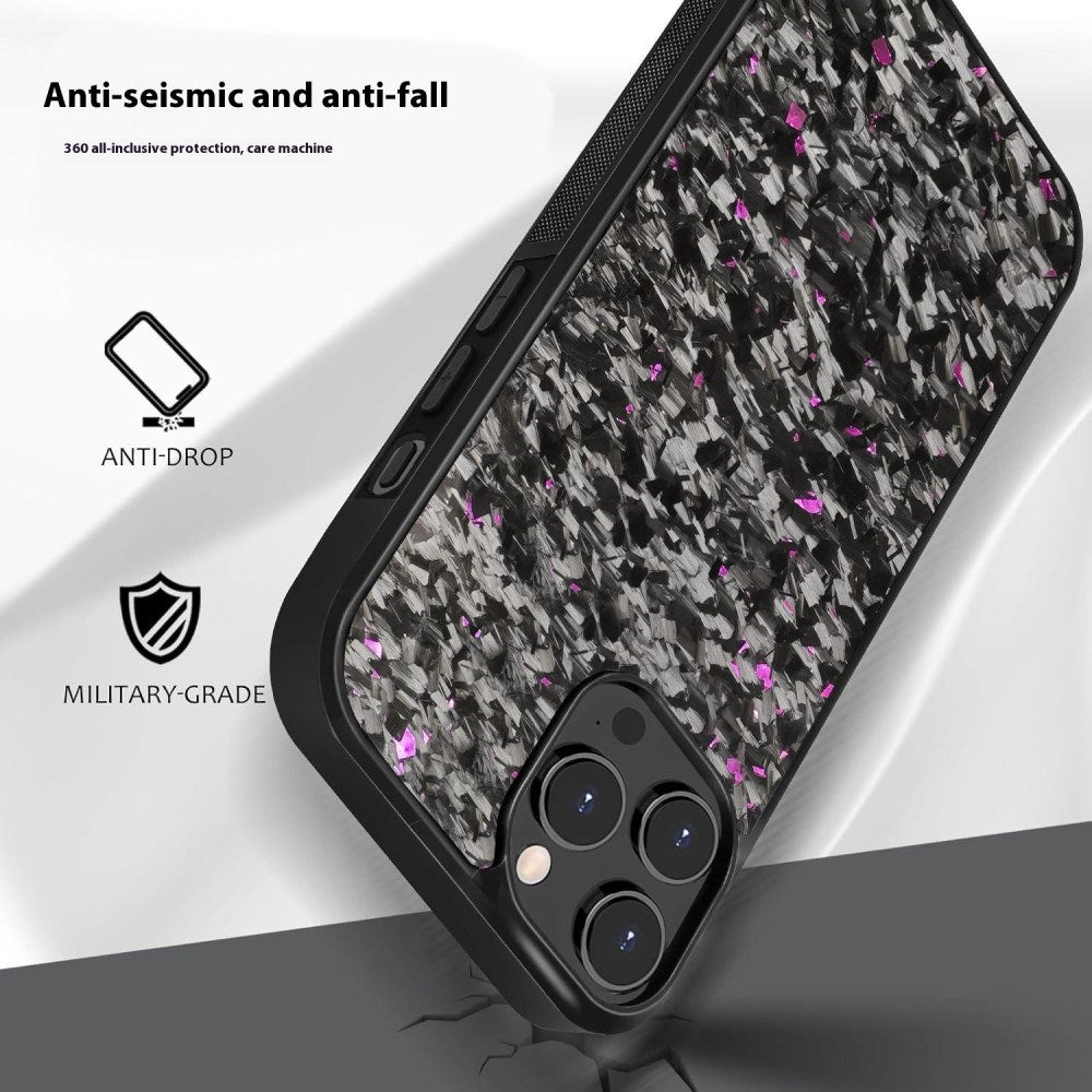 EIDERWOOD Cover til iPhone 14 Pro - Aramid Fiber Bagside og Blød Plast - Rød