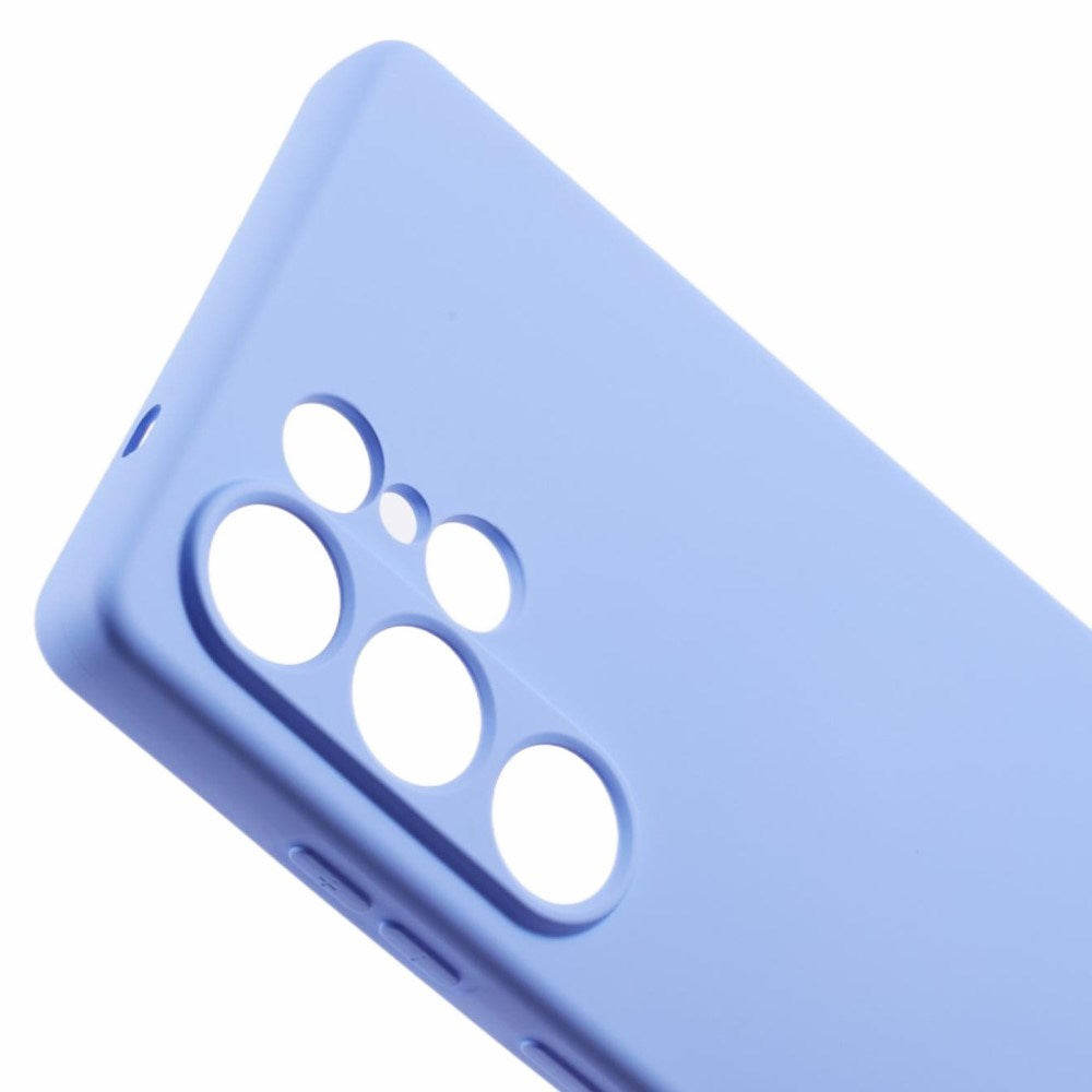 EIDERWOOD Samsung Galaxy S25 Ultra Foret Fleksibelt Plast Bagside Cover - Lyseblå