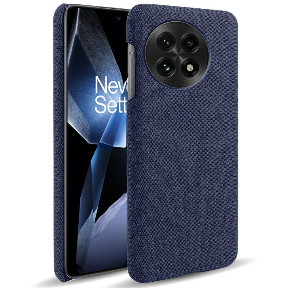 OnePlus 13 - EIDERWOOD Stofbetrukket Plastik Cover - Blå
