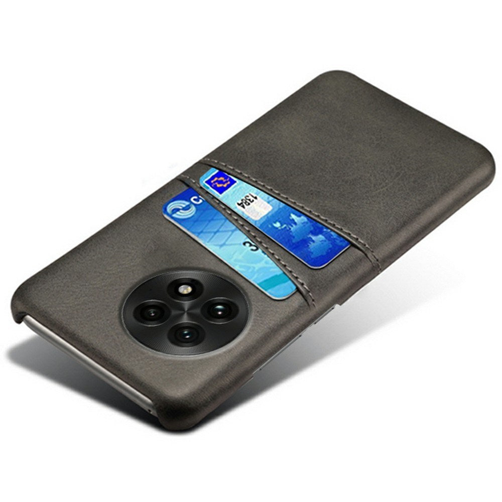 OnePlus 13 - EIDERWOOD Kunstlæder Cover m. Indbygget Kortholder - Sort