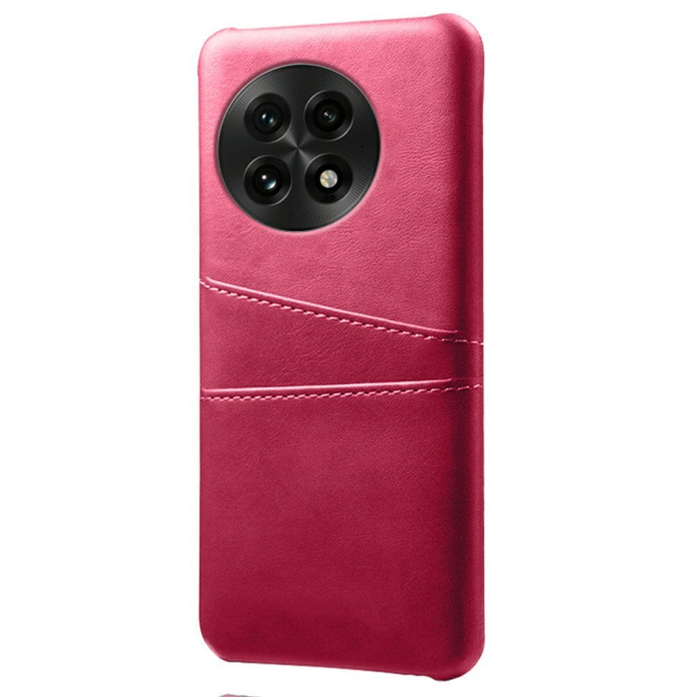 OnePlus 13 - EIDERWOOD Kunstlæder Cover m. Indbygget Kortholder - Pink