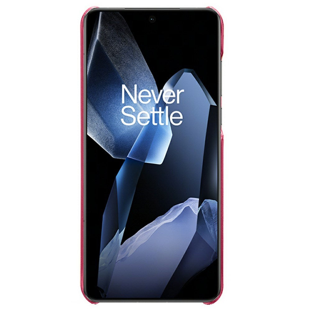 OnePlus 13 - EIDERWOOD Kunstlæder Cover m. Indbygget Kortholder - Pink