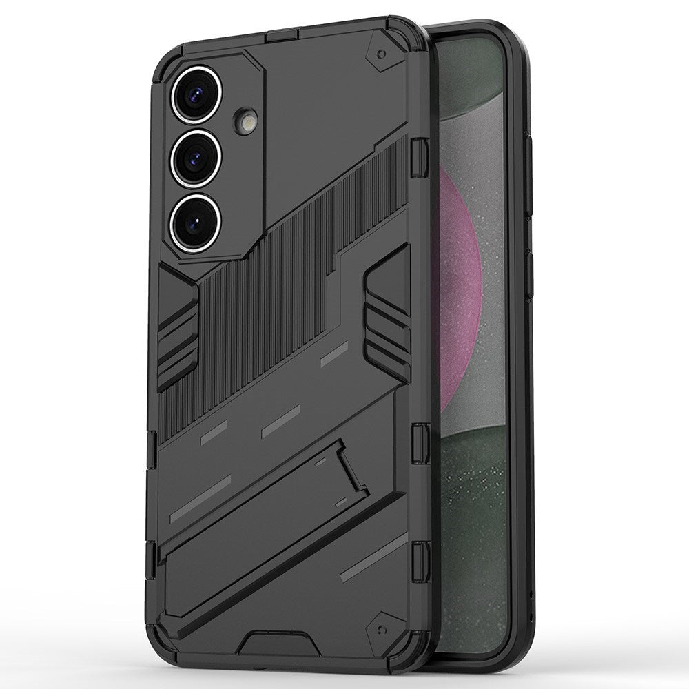 Samsung Galaxy S25+ Håndværkercover m. Kickstand - Sort