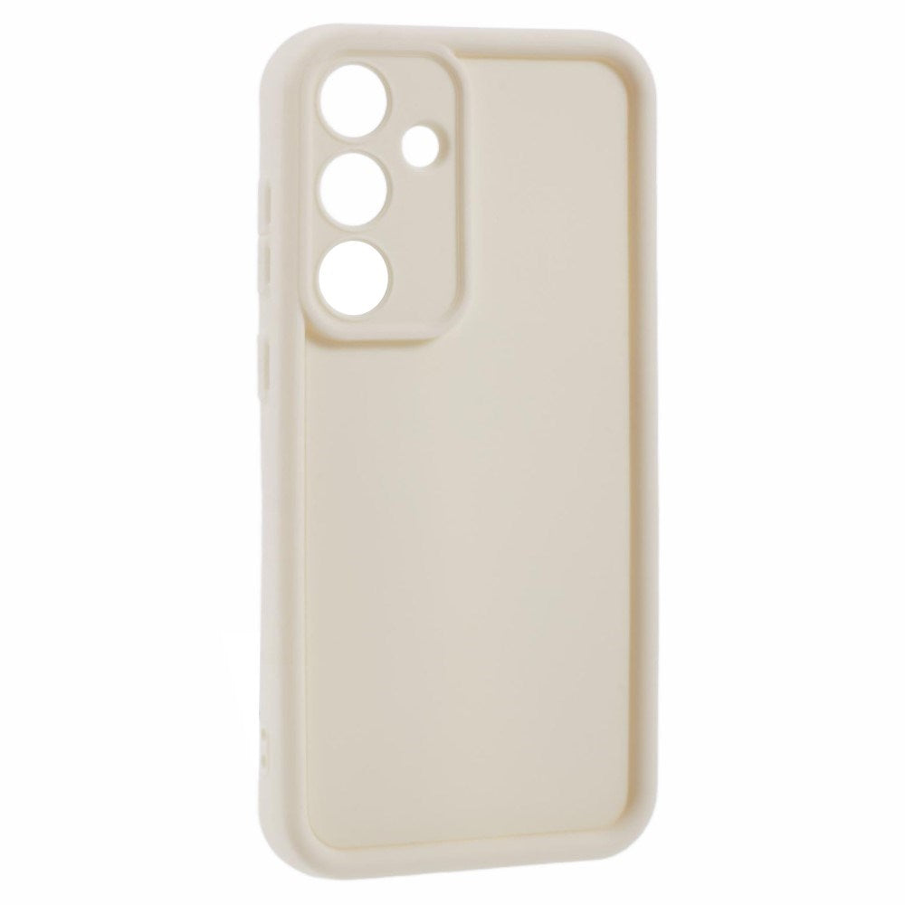 EIDERWOOD Samsung Galaxy S25 - Anti-Slip Fleksibelt Plastik Cover - Hvid