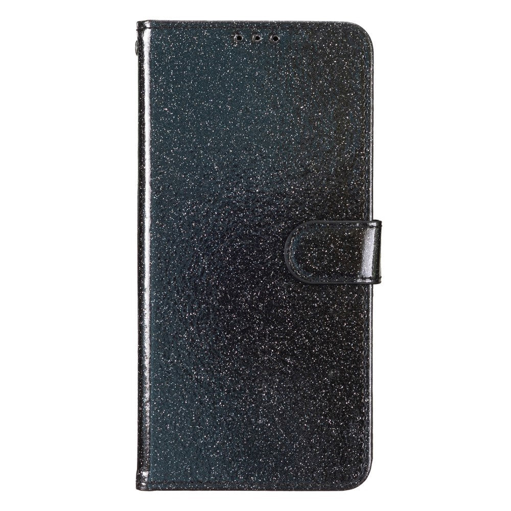 EIDERWOOD Samsung Galaxy A36 (5G) Læder Flip Cover m. Pung & Strop - Glimmer - Sort