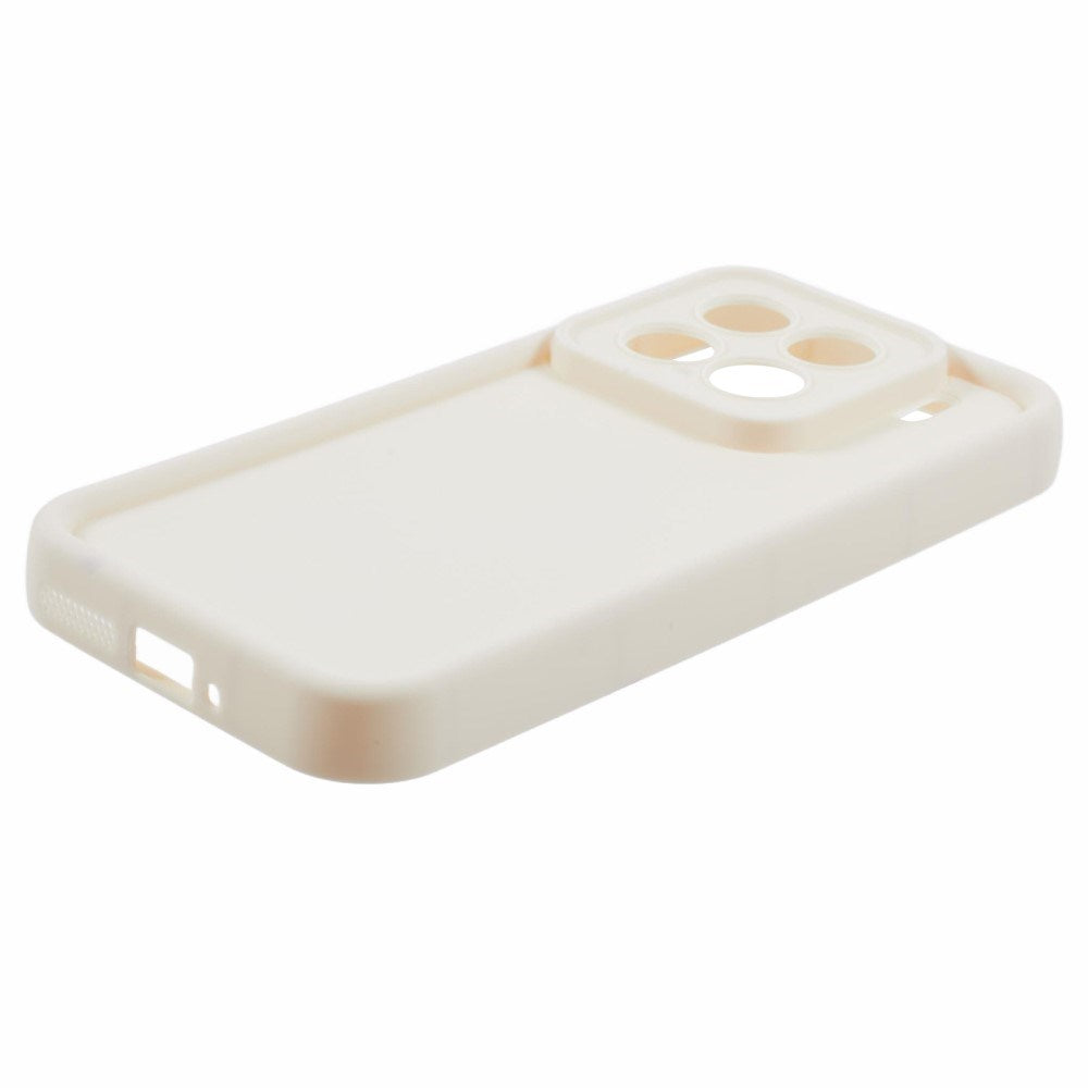 Xiaomi 15 - EIDERWOOD Anti-Slip Fleksibelt Plastik Cover - Hvid