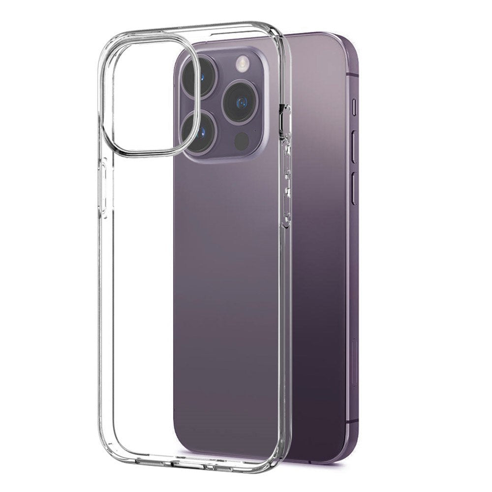 iPhone 14 Pro Max NORTHJO 360° Protection Set inkl. Cover & Skærmbeskyttelse & Kameralinsebeskyttelse - Gennemsigtig