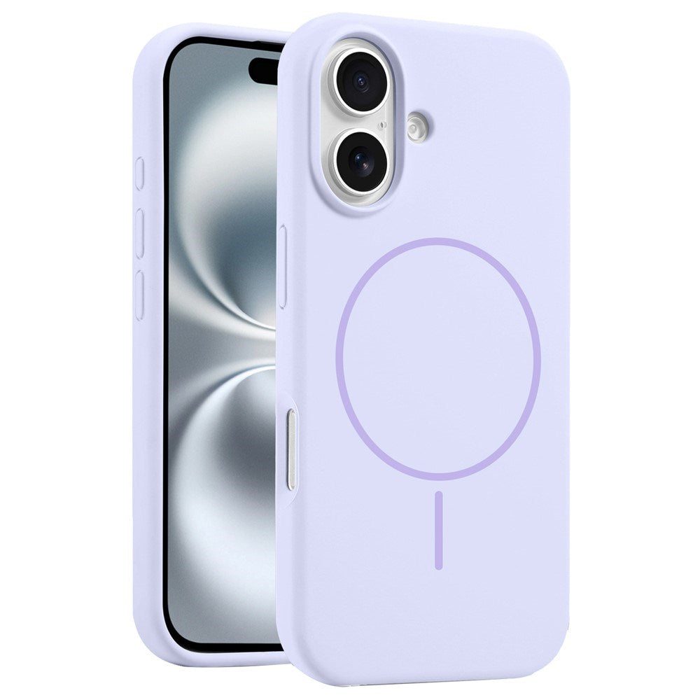 EIDERWOOD iPhone 16 Plus Silikone Mobil Cover - MagSafe Kompatibel - Lilla