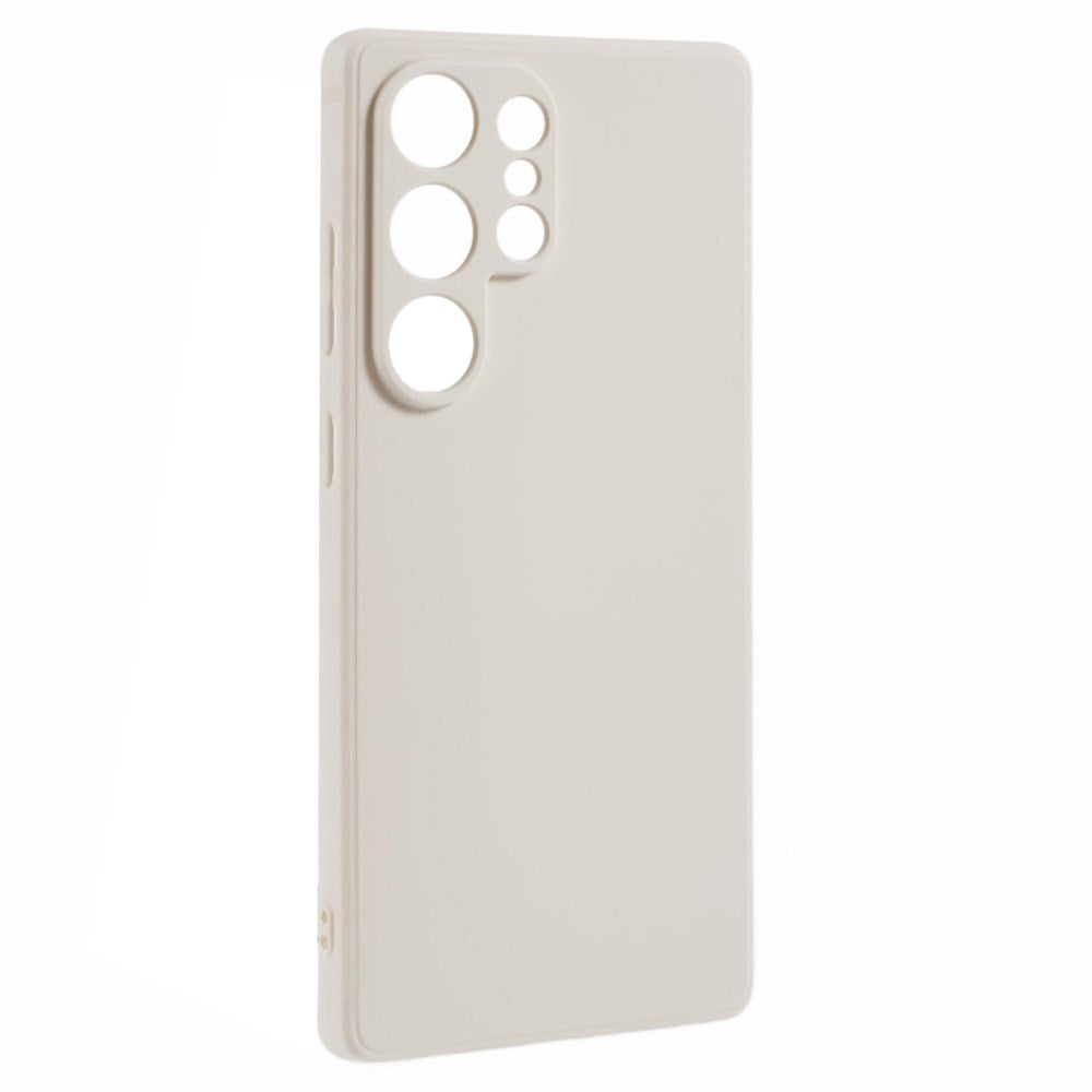 EIDERWOOD Samsung Galaxy S25 Ultra Fleksibelt Plast Cover med Stødbeskyttelse - Hvid