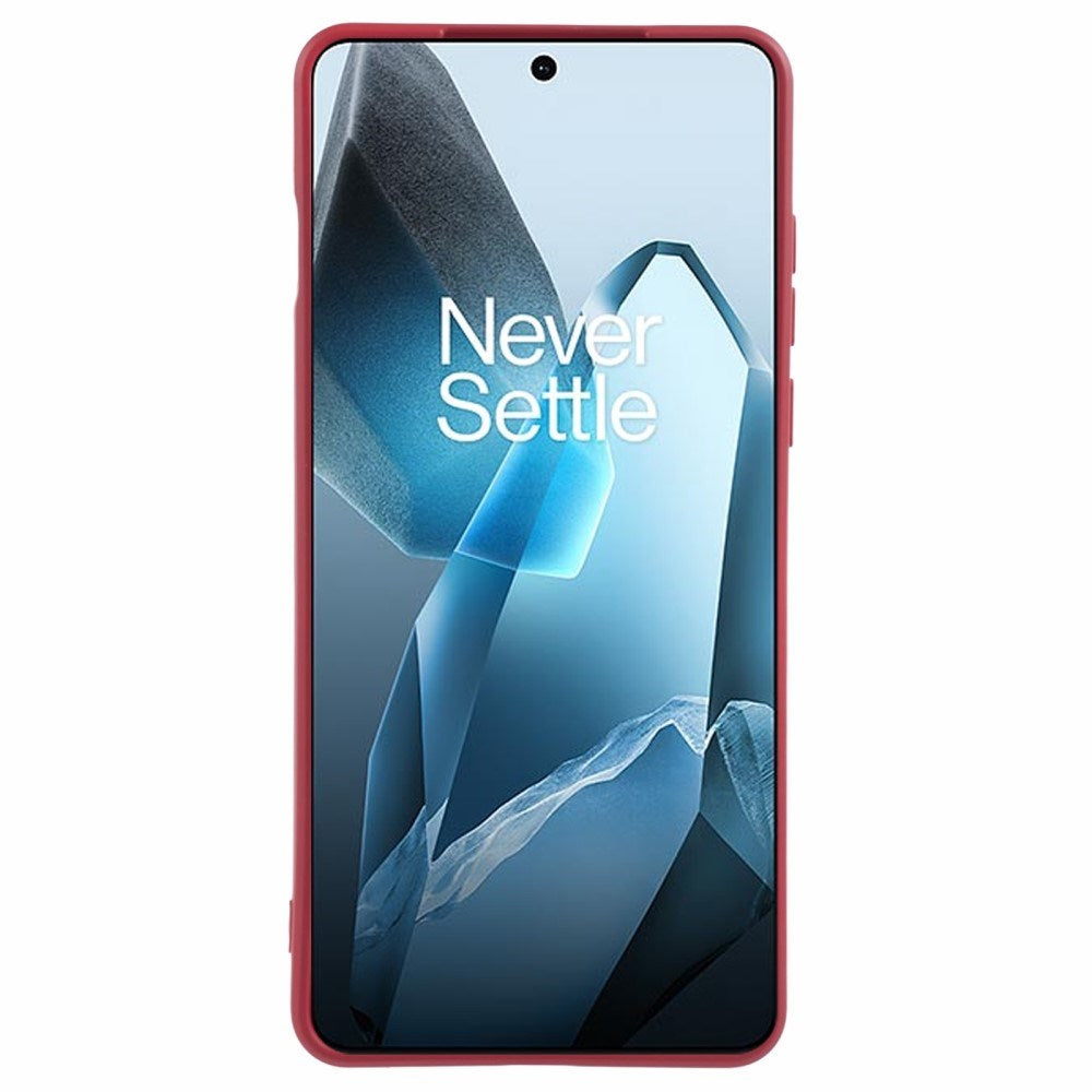 EIDERWOOD OnePlus 13 Foret Fleksibelt Plast Bagside Cover - Rød