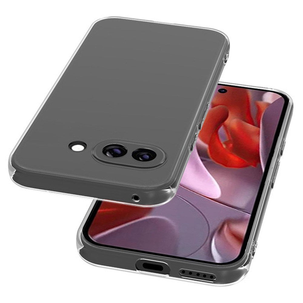 Google Pixel 9a - EIDERWOOD Fleksibelt Plastik Bagside Cover - Gennemsigtig