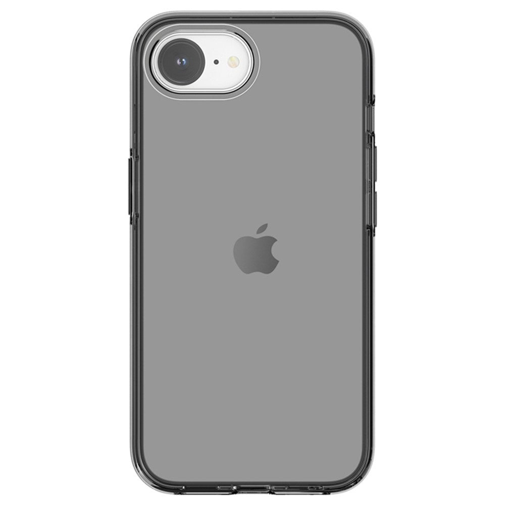 iPhone 17e / 16e - EIDERWOOD Hybrid Plastik Cover - Gennemsigtig / Sort
