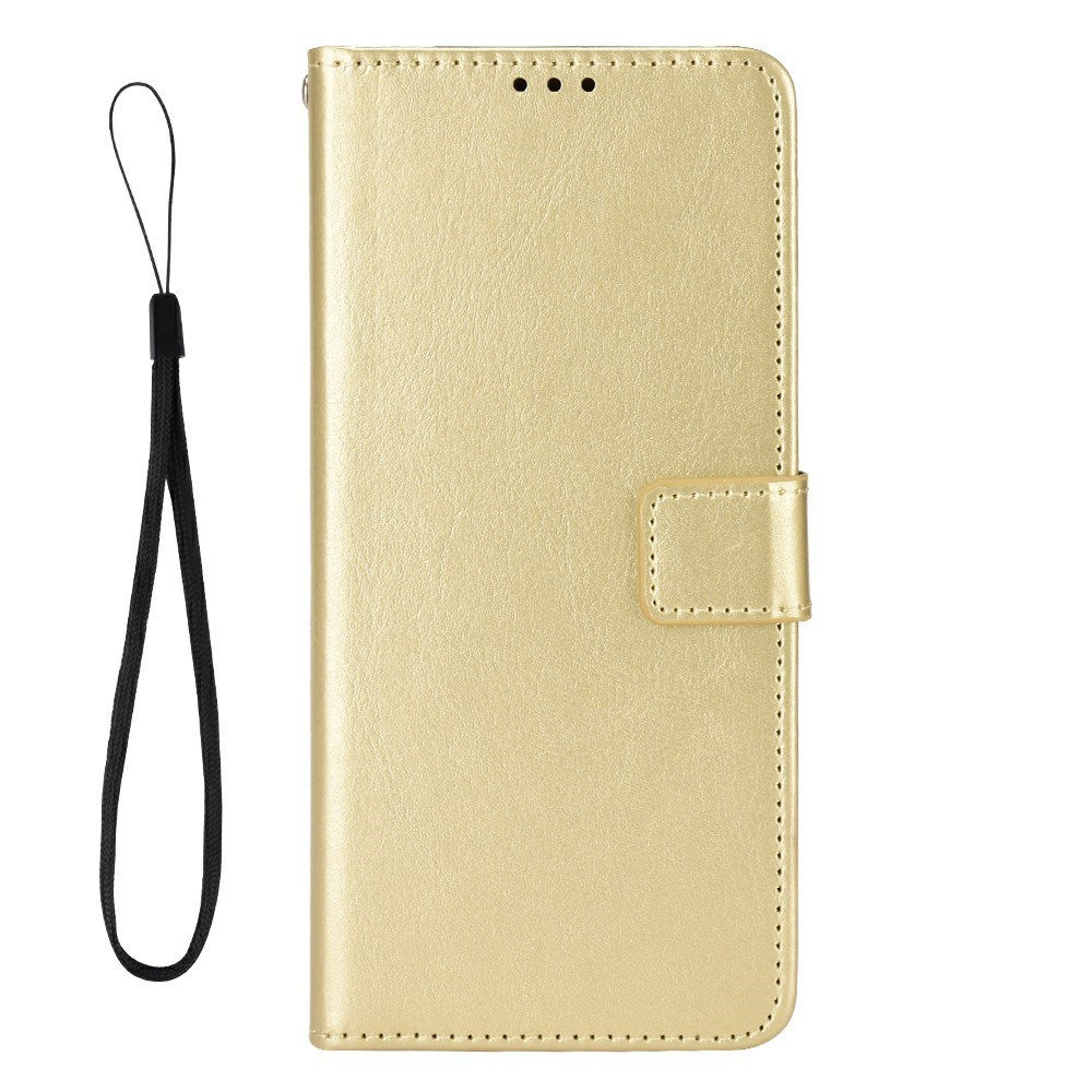 Realme GT 7 Pro (5G) - EIDERWOOD Kunstlæder Flip Cover m. Strop - Guld