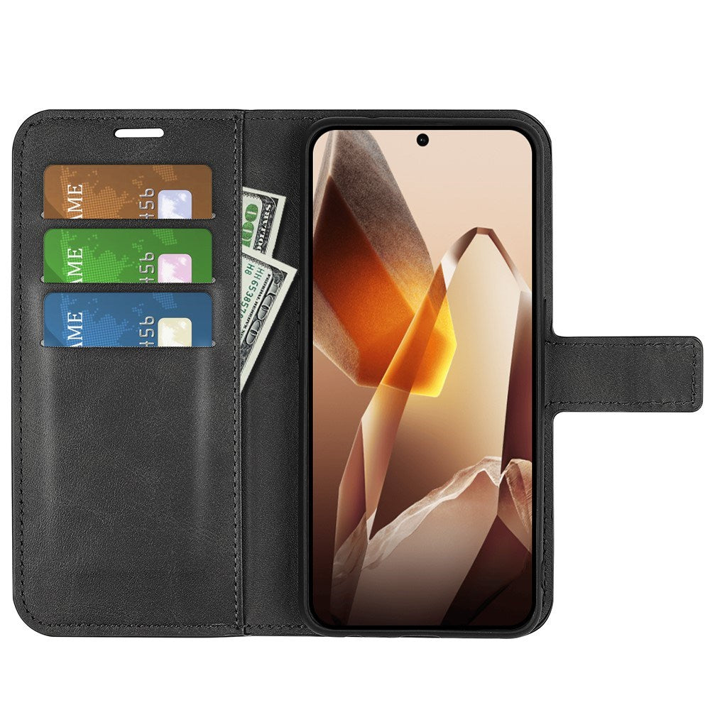 EIDERWOOD OnePlus 13 Wallet Flip Læder Cover m. Pung - Sort
