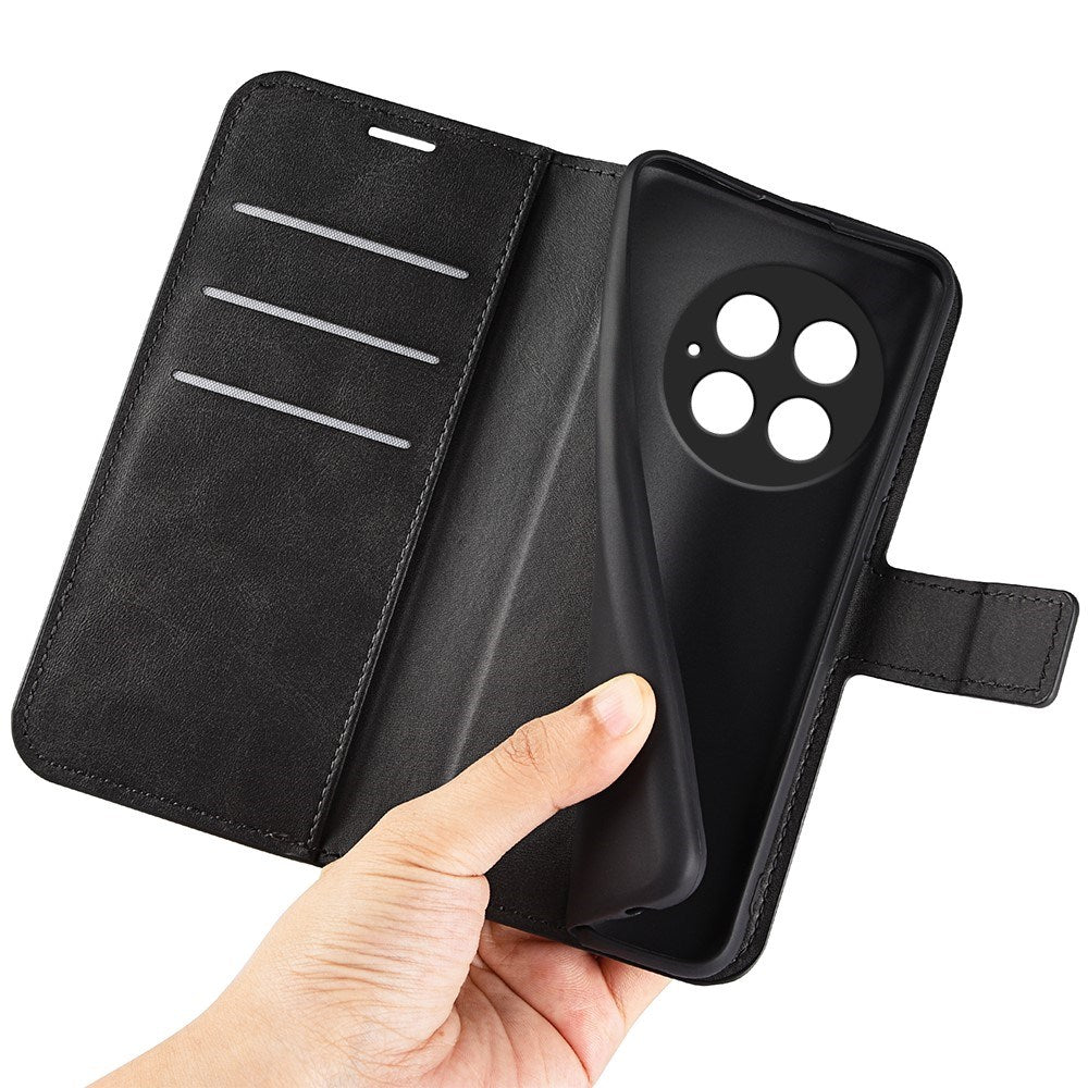 EIDERWOOD OnePlus 13 Wallet Flip Læder Cover m. Pung - Sort