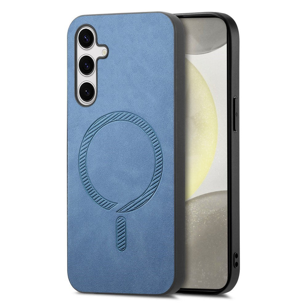 EIDERWOOD Samsung Galaxy S25 Kunstlæder Bagside Cover - MagSafe Kompatibel - Blå