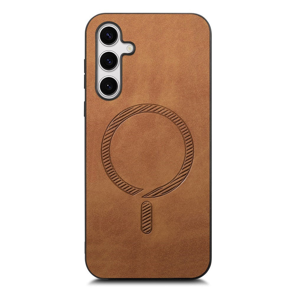 EIDERWOOD Samsung Galaxy S25 Kunstlæder Bagside Cover - MagSafe Kompatibel - Brun