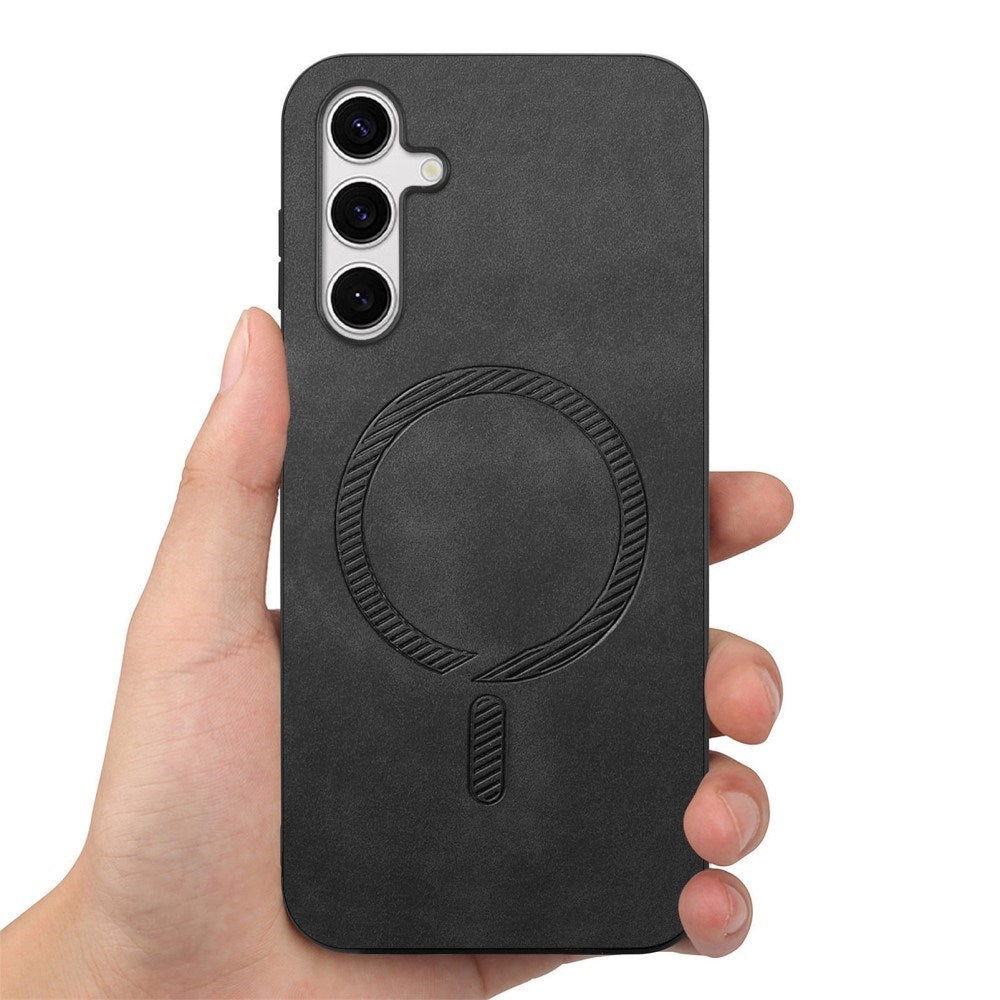 EIDERWOOD Samsung Galaxy S25 Kunstlæder Bagside Cover - MagSafe Kompatibel - Sort