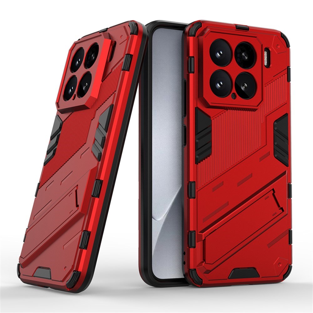Xiaomi 15 - EIDERWOOD Håndværker Cover m. Kickstand - Rød