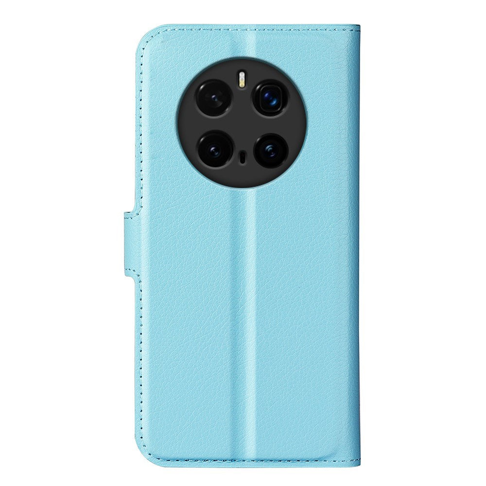 Honor Magic7 Pro - EIDERWOOD Kunstlæder Flip Cover m. Kortholder & Ståfunktion - Blå