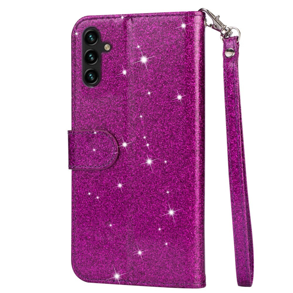 Samsung Galaxy A56 (5G) - EIDERWOOD - Glimmer Flip Cover m. Lynlåslomme & Ståfunktion - Lilla