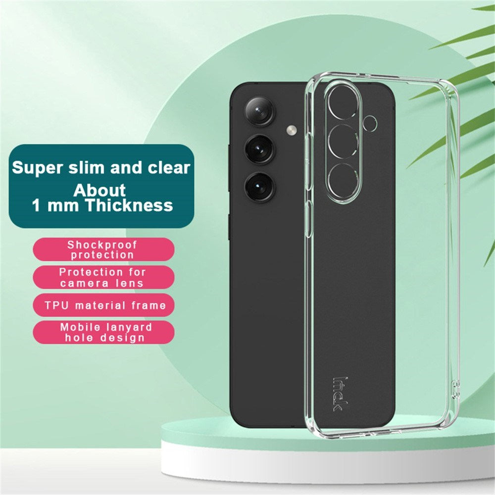 Samsung Galaxy S25+ (Plus) - IMAK Fleksibelt Plastik Cover - Gennemsigtig