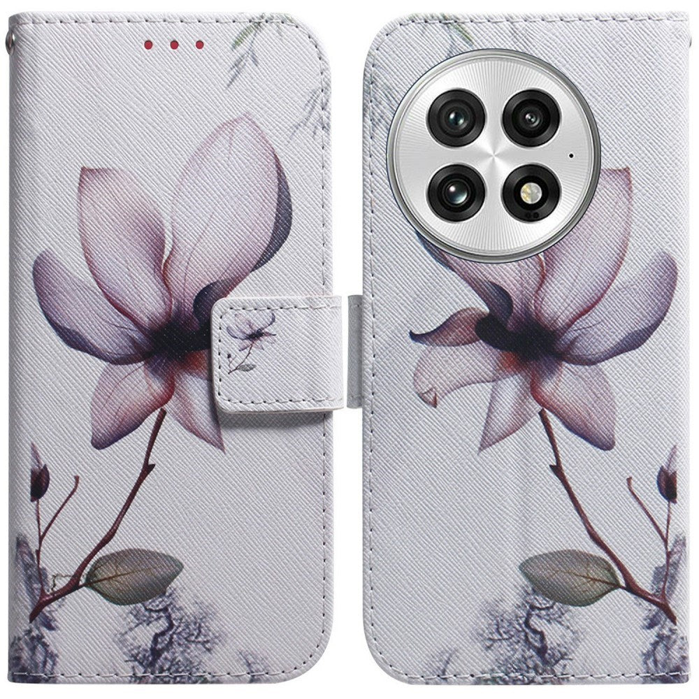 OnePlus 13 - EIDERWOOD Kunstlæder Flip Cover m. Motiv - Blomst
