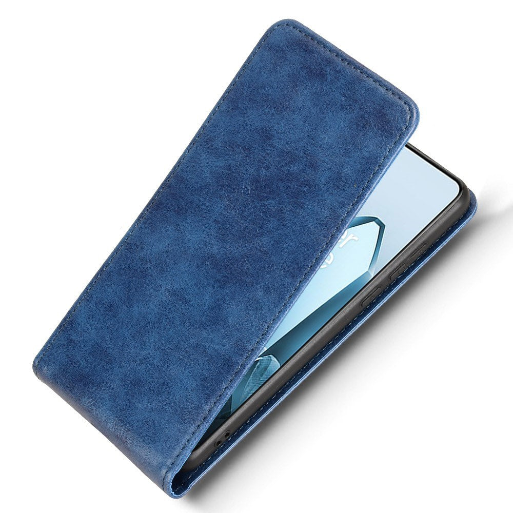 OnePlus 13 - EIDERWOOD Vegansk Læder Flip Cover m. Kortlomme - Blå