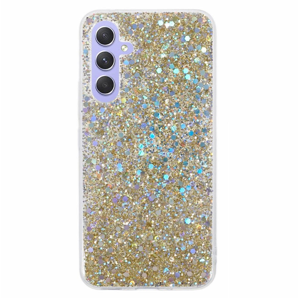 Samsung Galaxy A26 (5G) - EIDERWOOD Fleksibelt Plastik Cover m. Glimmer - Guld