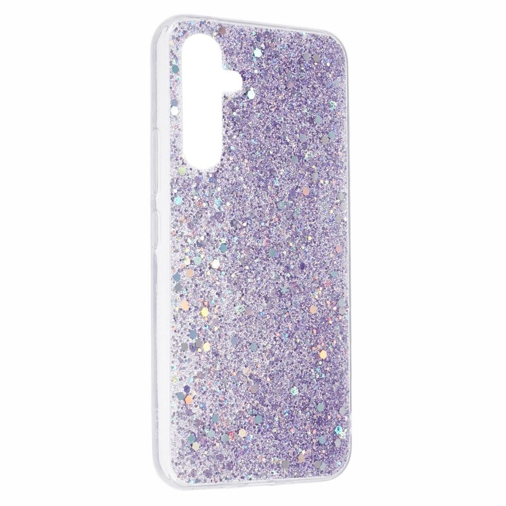Samsung Galaxy A26 (5G) - EIDERWOOD Fleksibelt Plastik Cover m. Glimmer - Lilla