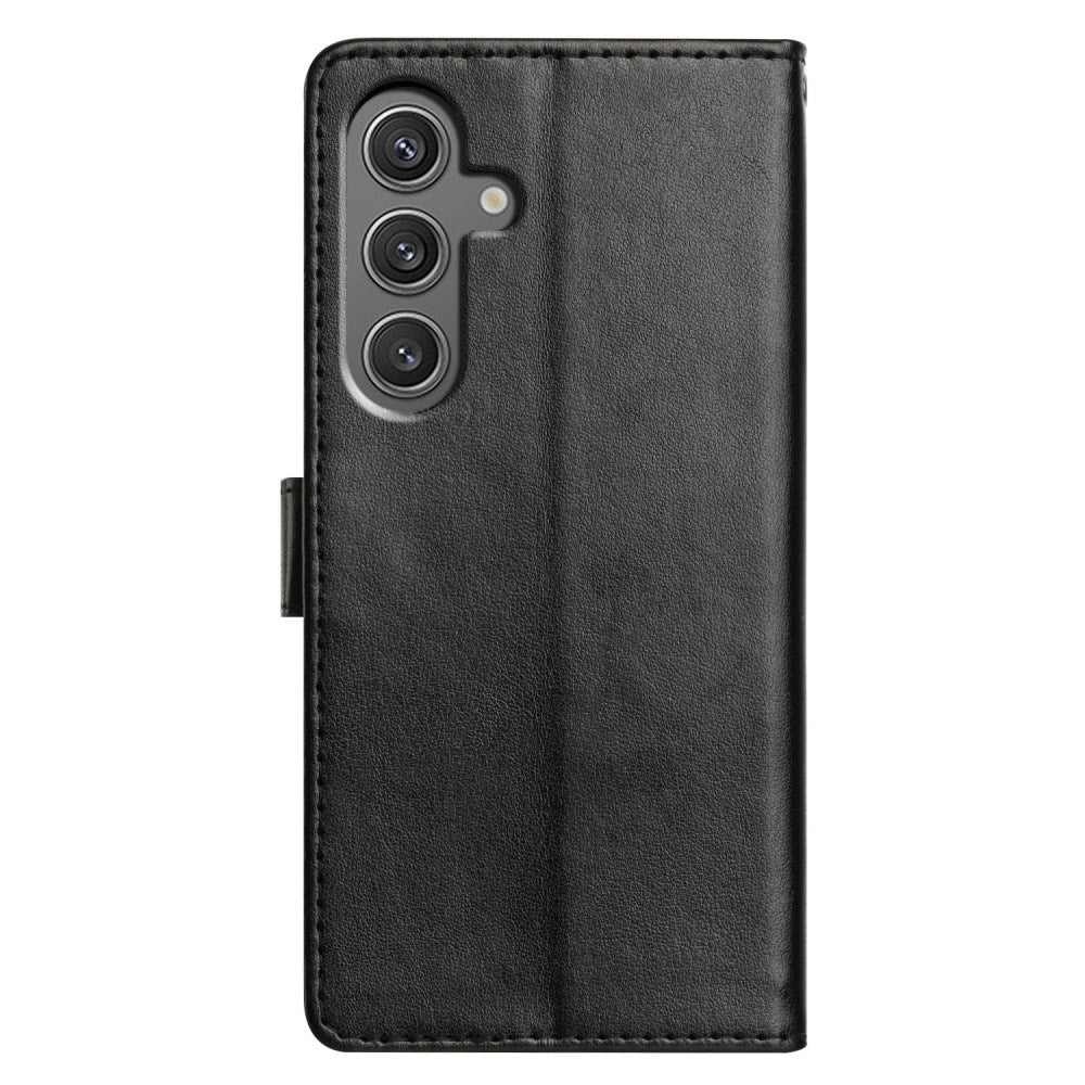 Samsung Galaxy A26 (5G) - EIDERWOOD Kunstlæder Flip Cover m. Strop - Sort