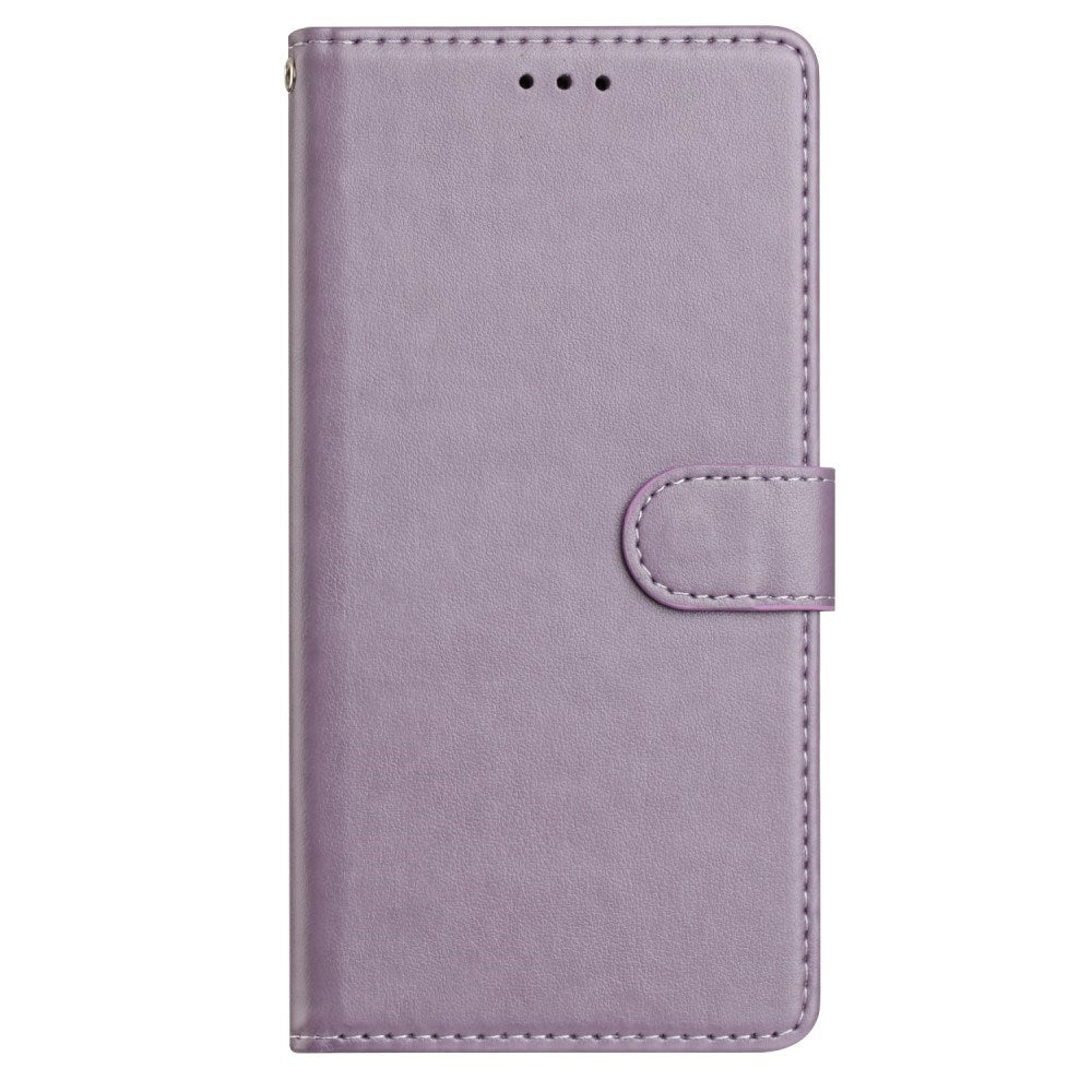 Samsung Galaxy A26 (5G) - EIDERWOOD Kunstlæder Flip Cover m. Strop - Lilla