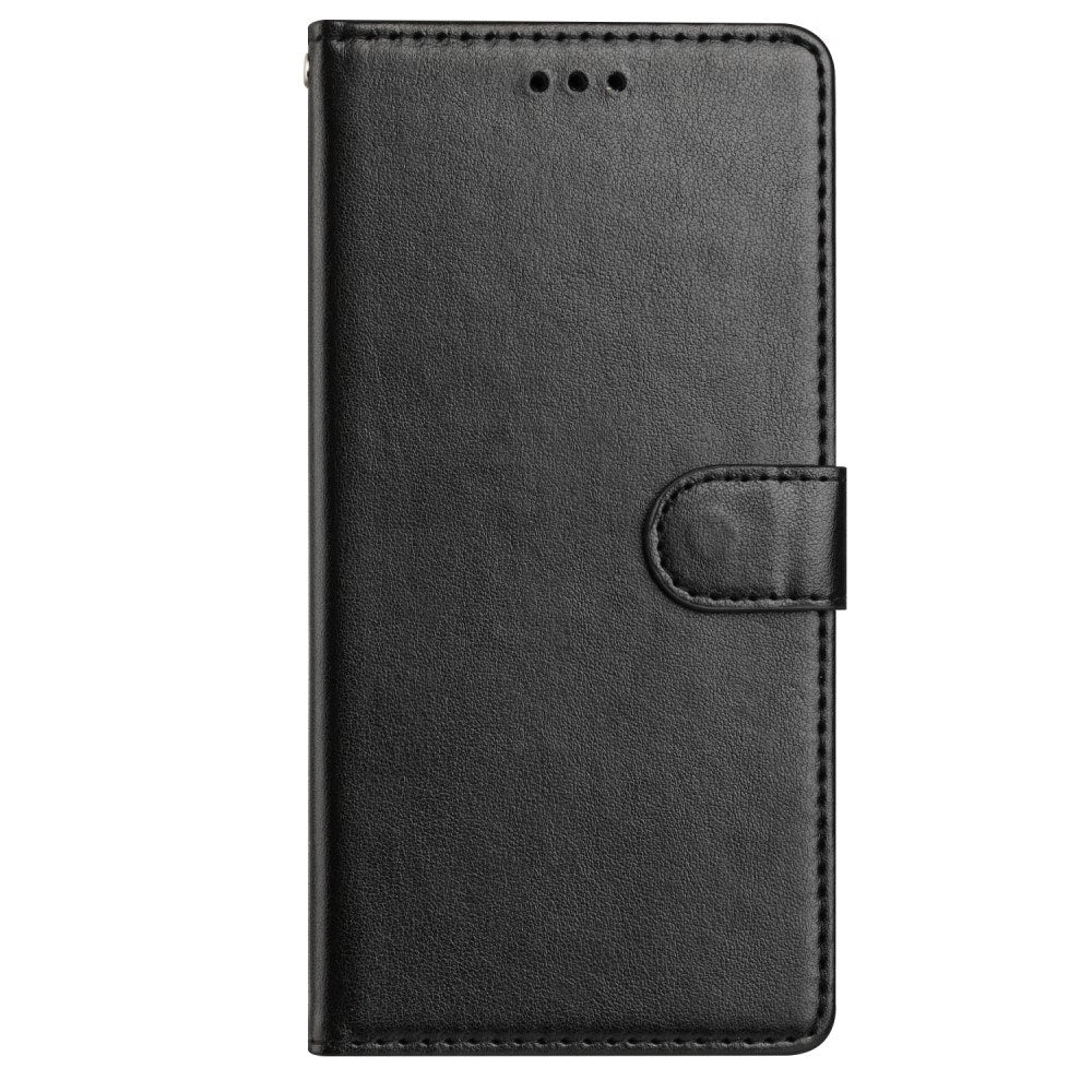 Samsung Galaxy A56 (5G) - EIDERWOOD Kunstlæder Flip Cover m. Strop - Sort