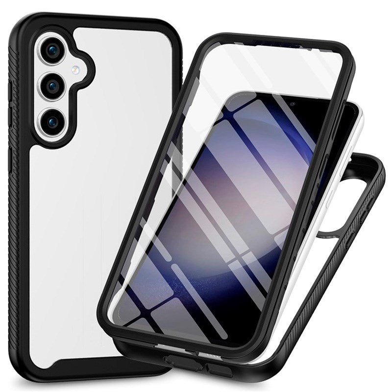 Samsung Galaxy A36 (5G) / A56 (5G) - EIDERWOOD Hybrid Plastik Cover m. Skærmbeskyttelsesfilm - Gennemsigtig