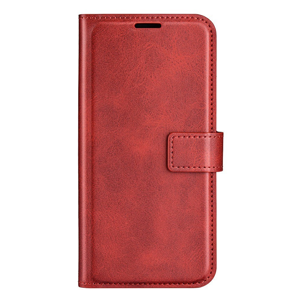 iPhone 16e - EIDERWOOD Kunstlæder Flip Cover - Rød