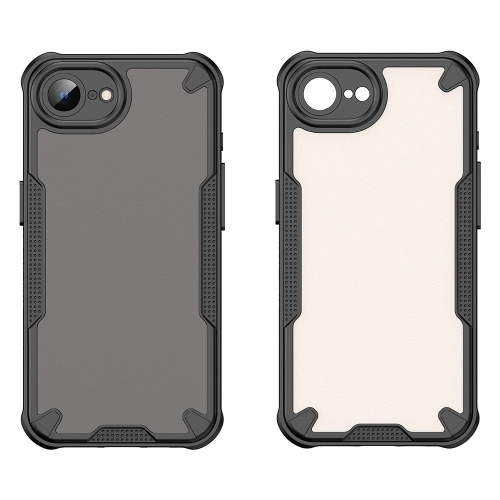 iPhone 17e / 16e - EIDERWOOD Hybrid Plastik Bagside Cover - Sort