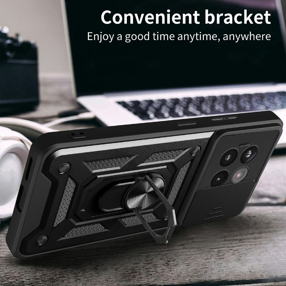 EIDERWOOD OnePlus 13R 5G Cover med Kameraslider og Kickstand - Guld