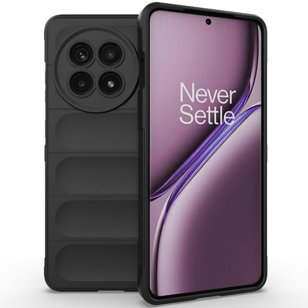 EIDERWOOD OnePlus 13R Fleksibelt Plastik Bagside Cover - Sort