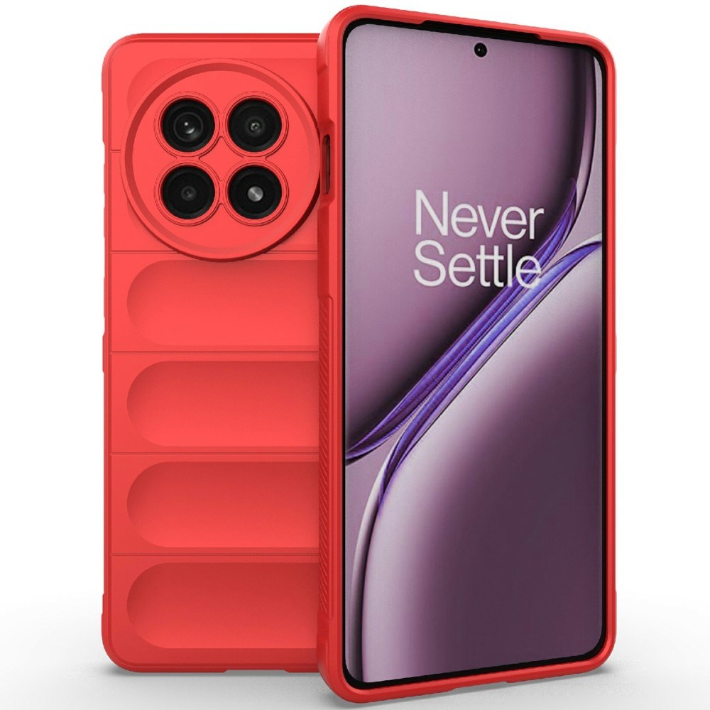 EIDERWOOD OnePlus 13R Fleksibelt Plastik Bagside Cover - Rød